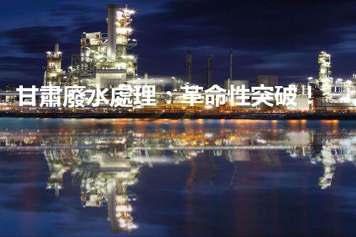 甘肅廢水處理：革命性突破！拯救地球之源，重塑生態(tài)奇跡？